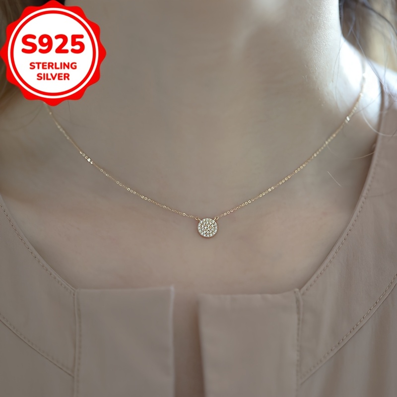 Women's S925 Silver Romantic Starry Sky Collarbone Necklace